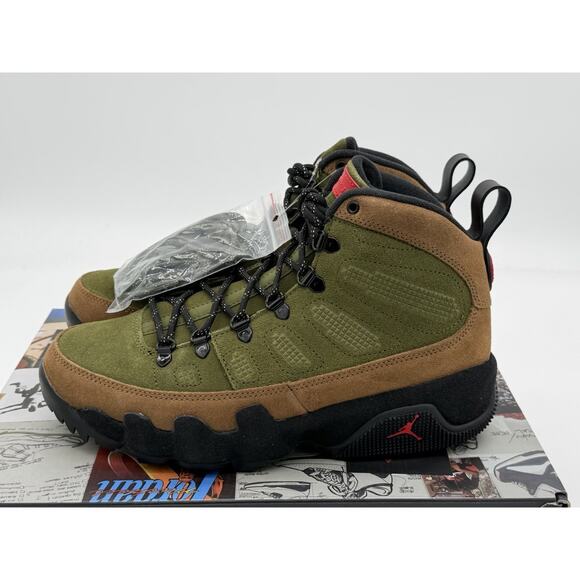 Size 9- Nike Jordan 9 Retro NRG Beef Broccoli AR4491-200 *includes Complete Box* main image 5